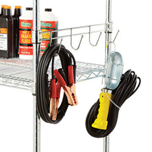 Load image into Gallery viewer, Alera® wholesale. Hook Bars For Wire Shelving, Five Hooks, 24&quot; Deep, Silver, 2 Bars-pack. HSD Wholesale: Janitorial Supplies, Breakroom Supplies, Office Supplies.