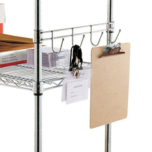 Load image into Gallery viewer, Alera® wholesale. Hook Bars For Wire Shelving, Five Hooks, 24&quot; Deep, Silver, 2 Bars-pack. HSD Wholesale: Janitorial Supplies, Breakroom Supplies, Office Supplies.