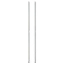 Alera® wholesale. Stackable Posts For Wire Shelving, 36" High, Silver, 4-pack. HSD Wholesale: Janitorial Supplies, Breakroom Supplies, Office Supplies.