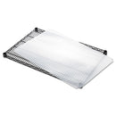Alera® wholesale. Shelf Liners For Wire Shelving, Clear Plastic, 36w X 24d, 4-pack. HSD Wholesale: Janitorial Supplies, Breakroom Supplies, Office Supplies.