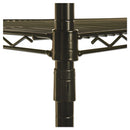 Alera® wholesale. Nsf Certified 4-shelf Wire Shelving Kit With Casters, 48w X 18d X 72h, Black. HSD Wholesale: Janitorial Supplies, Breakroom Supplies, Office Supplies.