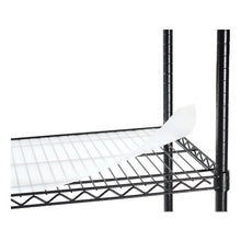 Load image into Gallery viewer, 5-shelf Wire Shelving Kit With Casters And Shelf Liners, 36w X 18d X 72h, Black Anthracite