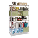 Alera® wholesale. Nsf Certified 6-shelf Wire Shelving Kit, 48w X 18d X 72h, Silver. HSD Wholesale: Janitorial Supplies, Breakroom Supplies, Office Supplies.