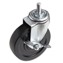 Alera® wholesale. Optional Casters For Wire Shelving, 125 Lbs-caster, Black, 4-set. HSD Wholesale: Janitorial Supplies, Breakroom Supplies, Office Supplies.