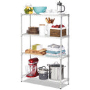 Alera® wholesale. Residential Wire Shelving, Four-shelf, 36w X 14d X 54h, Silver. HSD Wholesale: Janitorial Supplies, Breakroom Supplies, Office Supplies.