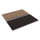 Alera® wholesale. Reversible Laminate Table Top, Rectangular, 47 5-8w X 23 5-8d, Espresso-walnut. HSD Wholesale: Janitorial Supplies, Breakroom Supplies, Office Supplies.