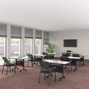 Alera® wholesale. Reversible Laminate Table Top, Rectangular, 47 5-8w X 23 5-8d, White-gray. HSD Wholesale: Janitorial Supplies, Breakroom Supplies, Office Supplies.