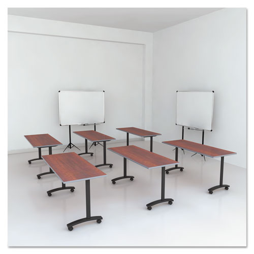 Alera® wholesale. Reversible Laminate Table Top, Rectangular, 59 1-2w X 23 5-8,med Cherry-mahogany. HSD Wholesale: Janitorial Supplies, Breakroom Supplies, Office Supplies.