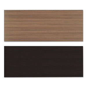 Alera® wholesale. Reversible Laminate Table Top, Rectangular, 59 3-8w X 23 5-8d, Espresso-walnut. HSD Wholesale: Janitorial Supplies, Breakroom Supplies, Office Supplies.