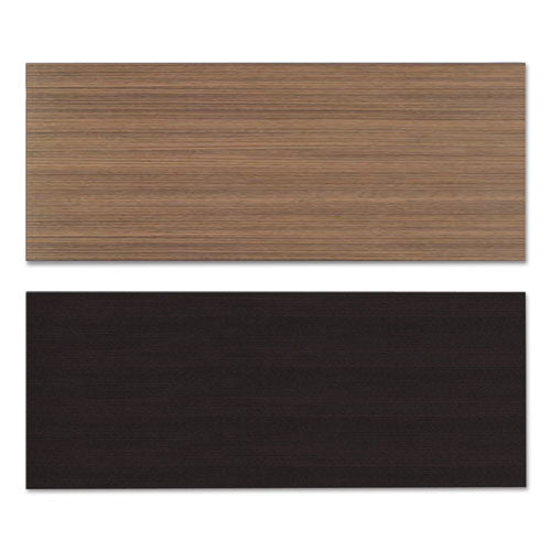 Alera® wholesale. Reversible Laminate Table Top, Rectangular, 59 3-8w X 23 5-8d, Espresso-walnut. HSD Wholesale: Janitorial Supplies, Breakroom Supplies, Office Supplies.