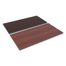 Alera® wholesale. Reversible Laminate Table Top, Rectangular, 59 3-8w X 29 1-2,med Cherry-mahogany. HSD Wholesale: Janitorial Supplies, Breakroom Supplies, Office Supplies.