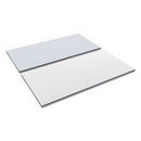 Alera® wholesale. Reversible Laminate Table Top, Rectangular, 59 3-8w X 29 1-2d, White-gray. HSD Wholesale: Janitorial Supplies, Breakroom Supplies, Office Supplies.