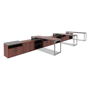 Alera® wholesale. Reversible Laminate Table Top, Rectangular, 71 1-2w X 23 5-8,med Cherry-mahogany. HSD Wholesale: Janitorial Supplies, Breakroom Supplies, Office Supplies.