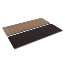 Load image into Gallery viewer, Alera® wholesale. Reversible Laminate Table Top, Rectangular, 71 1-2w X 23 5-8d, Espresso-walnut. HSD Wholesale: Janitorial Supplies, Breakroom Supplies, Office Supplies.