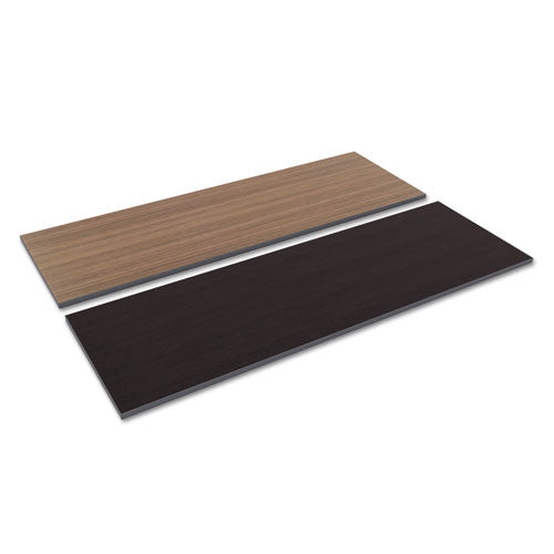 Alera® wholesale. Reversible Laminate Table Top, Rectangular, 71 1-2w X 23 5-8d, Espresso-walnut. HSD Wholesale: Janitorial Supplies, Breakroom Supplies, Office Supplies.