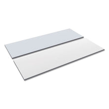 Load image into Gallery viewer, Alera® wholesale. Reversible Laminate Table Top, Rectangular, 71 1-2w X 23 5-8d, White-gray. HSD Wholesale: Janitorial Supplies, Breakroom Supplies, Office Supplies.