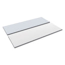 Alera® wholesale. Reversible Laminate Table Top, Rectangular, 71 1-2w X 23 5-8d, White-gray. HSD Wholesale: Janitorial Supplies, Breakroom Supplies, Office Supplies.