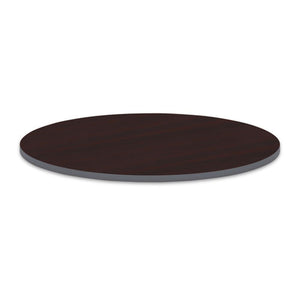 Alera® wholesale. Reversible Laminate Table Top, Round, 35 3-8w X 35 3-8d, Medium Cherry-mahogany. HSD Wholesale: Janitorial Supplies, Breakroom Supplies, Office Supplies.