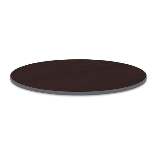Alera® wholesale. Reversible Laminate Table Top, Round, 35 3-8w X 35 3-8d, Medium Cherry-mahogany. HSD Wholesale: Janitorial Supplies, Breakroom Supplies, Office Supplies.
