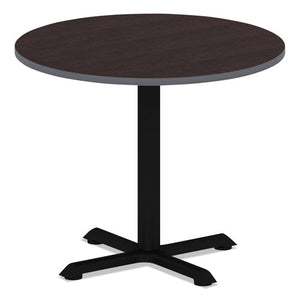 Alera® wholesale. Reversible Laminate Table Top, Round, 35 3-8w X 35 3-8d, Espresso-walnut. HSD Wholesale: Janitorial Supplies, Breakroom Supplies, Office Supplies.