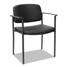 Load image into Gallery viewer, Alera® wholesale. Alera Sorrento Series Ultra-cushioned Stacking Guest Chair, Black Seat-black Back, Black Base, 2-carton. HSD Wholesale: Janitorial Supplies, Breakroom Supplies, Office Supplies.