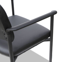 Load image into Gallery viewer, Alera® wholesale. Alera Sorrento Series Ultra-cushioned Stacking Guest Chair, Black Seat-black Back, Black Base, 2-carton. HSD Wholesale: Janitorial Supplies, Breakroom Supplies, Office Supplies.