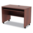 Alera® wholesale. Alera Valencia Series Mobile Workstation Desk, 41.38" X 23.63" X 30", Medium Cherry. HSD Wholesale: Janitorial Supplies, Breakroom Supplies, Office Supplies.