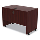 Alera® wholesale. Alera Valencia Series Mobile Workstation Desk, 41.38" X 23.63" X 30", Mahogany. HSD Wholesale: Janitorial Supplies, Breakroom Supplies, Office Supplies.