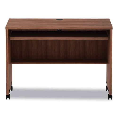 Alera® wholesale. Alera Valencia Series Mobile Workstation Desk, 41.38" X 23.63" X 30", Modern Walnut. HSD Wholesale: Janitorial Supplies, Breakroom Supplies, Office Supplies.