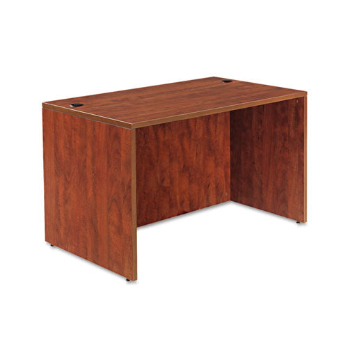 Alera® wholesale. Alera Valencia Series Straight Front Desk Shell, 47.25" X 29.5" X 29.63", Medium Cherry. HSD Wholesale: Janitorial Supplies, Breakroom Supplies, Office Supplies.