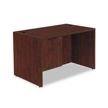 Load image into Gallery viewer, Alera® wholesale. Alera Valencia Series Straight Front Desk Shell, 47.25&quot; X 29.5&quot; X 29.63&quot;, Mahogany. HSD Wholesale: Janitorial Supplies, Breakroom Supplies, Office Supplies.