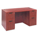 Alera® wholesale. Alera Valencia Series Straight Front Desk Shell, 59.13" X 29.5" X 29.63", Medium Cherry. HSD Wholesale: Janitorial Supplies, Breakroom Supplies, Office Supplies.
