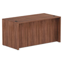 Alera® wholesale. Alera Valencia Series Straight Front Desk Shell, 59.13" X 29.5" X 29.63", Modern Walnut. HSD Wholesale: Janitorial Supplies, Breakroom Supplies, Office Supplies.