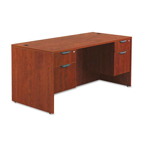 Alera® wholesale. Alera Valencia Series Straight Front Desk Shell, 65" X 29.5" X 29.63", Medium Cherry. HSD Wholesale: Janitorial Supplies, Breakroom Supplies, Office Supplies.