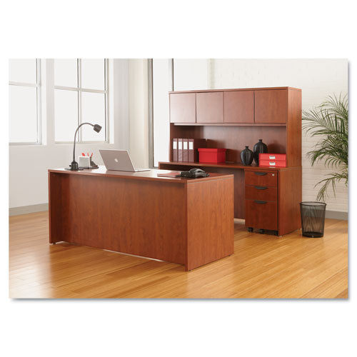 Alera® wholesale. Alera Valencia Series Straight Front Desk Shell, 65" X 29.5" X 29.63", Medium Cherry. HSD Wholesale: Janitorial Supplies, Breakroom Supplies, Office Supplies.