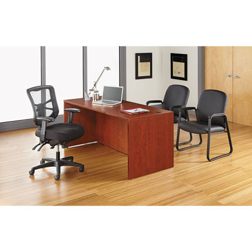 Alera® wholesale. Alera Valencia Series Straight Front Desk Shell, 65" X 29.5" X 29.63", Medium Cherry. HSD Wholesale: Janitorial Supplies, Breakroom Supplies, Office Supplies.