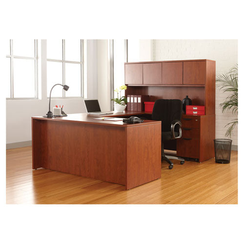 Alera® wholesale. Alera Valencia Series Straight Front Desk Shell, 65" X 29.5" X 29.63", Medium Cherry. HSD Wholesale: Janitorial Supplies, Breakroom Supplies, Office Supplies.