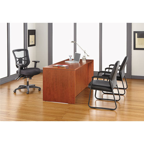 Alera® wholesale. Alera Valencia Series Straight Front Desk Shell, 65" X 29.5" X 29.63", Medium Cherry. HSD Wholesale: Janitorial Supplies, Breakroom Supplies, Office Supplies.