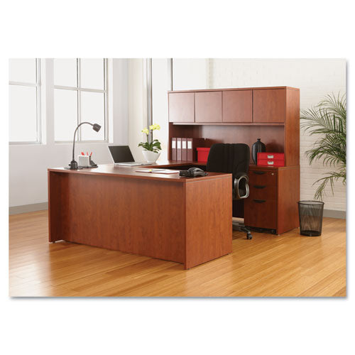 Alera® wholesale. Alera Valencia Series Straight Front Desk Shell, 65" X 29.5" X 29.63", Medium Cherry. HSD Wholesale: Janitorial Supplies, Breakroom Supplies, Office Supplies.