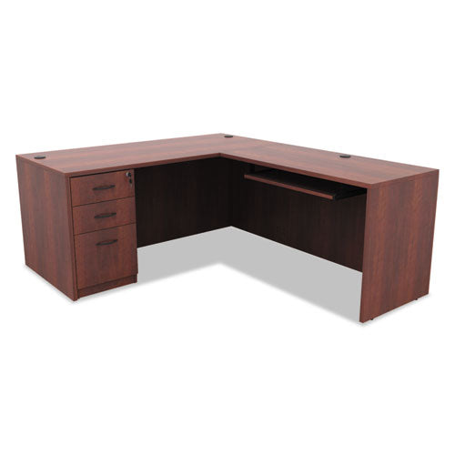 Alera® wholesale. Alera Valencia Series Straight Front Desk Shell, 65" X 29.5" X 29.63", Medium Cherry. HSD Wholesale: Janitorial Supplies, Breakroom Supplies, Office Supplies.