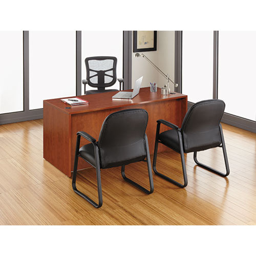 Alera® wholesale. Alera Valencia Series Straight Front Desk Shell, 65" X 29.5" X 29.63", Medium Cherry. HSD Wholesale: Janitorial Supplies, Breakroom Supplies, Office Supplies.