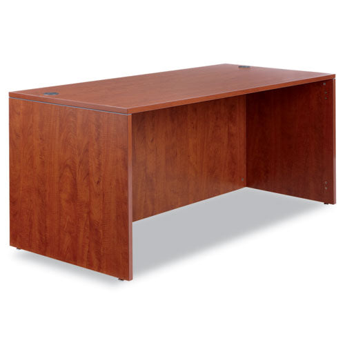 Alera® wholesale. Alera Valencia Series Straight Front Desk Shell, 65" X 29.5" X 29.63", Medium Cherry. HSD Wholesale: Janitorial Supplies, Breakroom Supplies, Office Supplies.