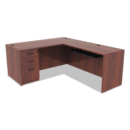 Alera® wholesale. Alera Valencia Series Straight Front Desk Shell, 65" X 29.5" X 29.63", Medium Cherry. HSD Wholesale: Janitorial Supplies, Breakroom Supplies, Office Supplies.