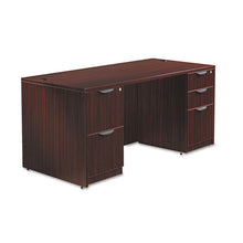 Load image into Gallery viewer, Alera® wholesale. Alera Valencia Series Straight Front Desk Shell, 65&quot; X 29.5&quot; X 29.63&quot;, Mahogany. HSD Wholesale: Janitorial Supplies, Breakroom Supplies, Office Supplies.