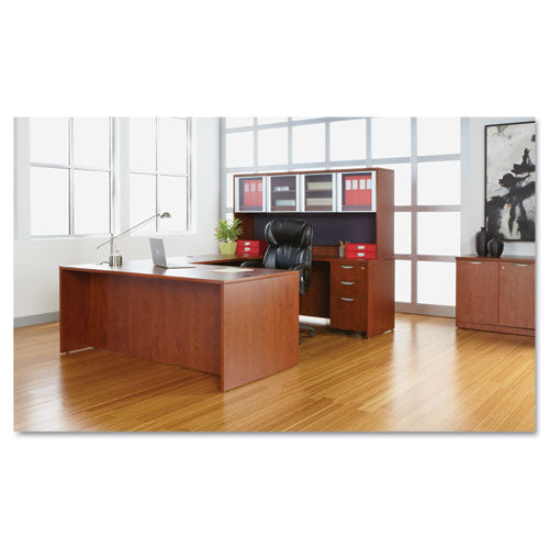 Alera® wholesale. Alera Valencia Series Straight Front Desk Shell, 71" X 35.5" X 29.63", Medium Cherry. HSD Wholesale: Janitorial Supplies, Breakroom Supplies, Office Supplies.