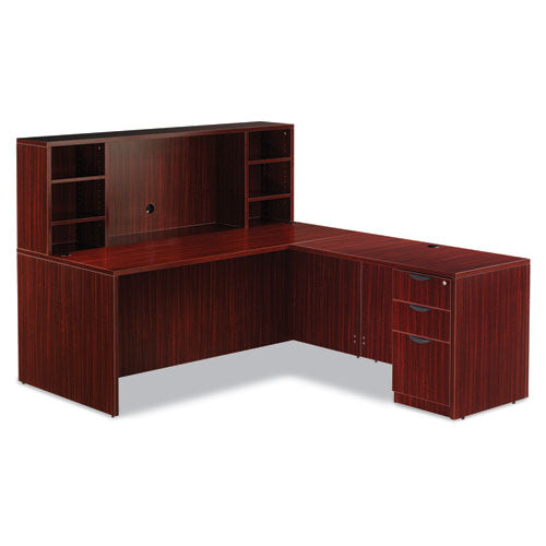Alera® wholesale. Alera Valencia Series Straight Front Desk Shell, 71" X 35.5" X 29.63", Mahogany. HSD Wholesale: Janitorial Supplies, Breakroom Supplies, Office Supplies.
