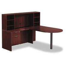 Load image into Gallery viewer, Alera® wholesale. Alera Valencia Series Straight Front Desk Shell, 71&quot; X 35.5&quot; X 29.63&quot;, Mahogany. HSD Wholesale: Janitorial Supplies, Breakroom Supplies, Office Supplies.