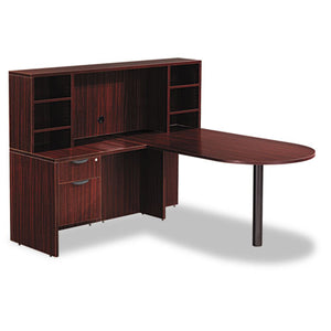 Alera® wholesale. Alera Valencia Series Straight Front Desk Shell, 71" X 35.5" X 29.63", Mahogany. HSD Wholesale: Janitorial Supplies, Breakroom Supplies, Office Supplies.