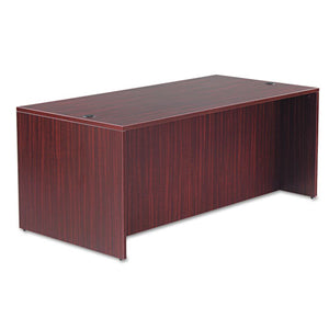 Alera® wholesale. Alera Valencia Series Straight Front Desk Shell, 71" X 35.5" X 29.63", Mahogany. HSD Wholesale: Janitorial Supplies, Breakroom Supplies, Office Supplies.