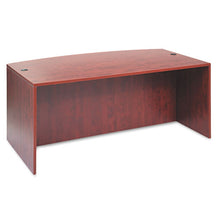 Load image into Gallery viewer, Alera® wholesale. Alera Valencia Series Bow Front Desk Shell, 71&quot; X 41.38&quot; X 29.63&quot;, Medium Cherry. HSD Wholesale: Janitorial Supplies, Breakroom Supplies, Office Supplies.